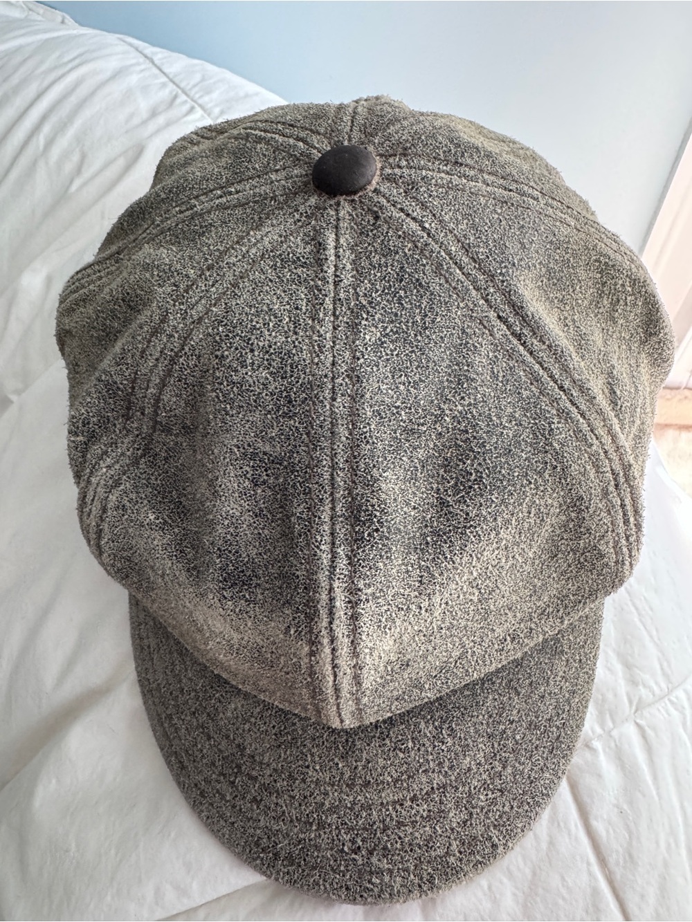 Stetson Cowhide Leather Cap size Large